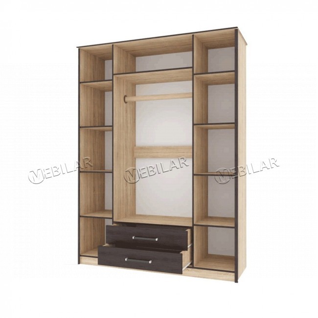 Спальный гарнитур Лирика 2 160x200 см венге цаво дуб сонома